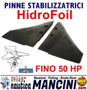 PINNE STABILIZZATRICI HYDROFOIL MOTORI FUORIBORDO STABILIZZATORI FINO A 50 HP - Foto 1 di 5