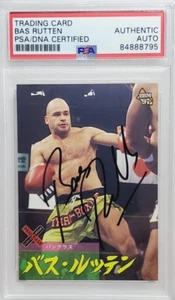 BBM Pro Wrestling #133 1997 Bas Rutten tarjeta pancrase autógrafo automático PSA/ADN MMA - Imagen 1 de 2