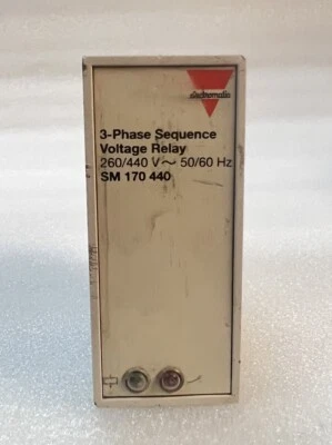 ELECTROMATIC SM 170 440 3-PHASE SEQUENCE VOLTAGE RELAY - Image 1 of 4