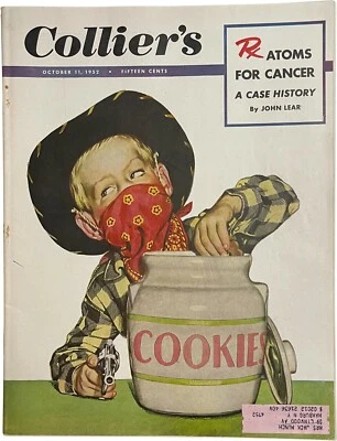Collier's October 11 1952 Atoms for Cancer - Image 1 of 3