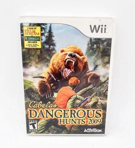 Cabela's Dangerous Hunts 2009 Nintendo Wii - Complete CIB Great Condition - Picture 1 of 2