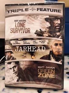 Lone Survivor / Jarhead / Green Zone Triple Feature DVDs - Picture 1 of 2