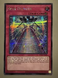YUGIOH IRON THUNDER (TRAP) ASIA ENGLISH EDITION PHNI-AE080 SECRET RARE - Picture 1 of 3