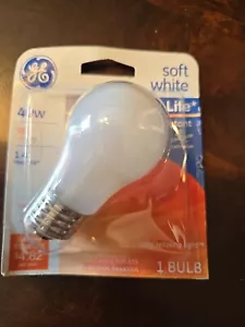 GE 40W 355 Lumen Soft White Vibration Resistant Bulb Ceiling Fan Medium Base A15 - Picture 1 of 3
