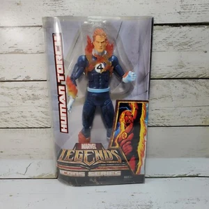 Hasbro Marvel Legends Icons Series Human Torch 2006 12" Poseable Figure New - Picture 1 of 24