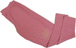Epic Threads Girl Glitter Burst Leggings Mauvewood Large 56-61" 74-100lbs - Picture 1 of 3