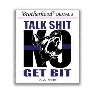 K9 Dog Talk Junk Get Bit Law Enforcement Police Sheriff 8 pc Decal Collection - Bild 1 von 1