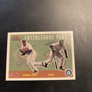 Cb51c U268 Ichiro Suzuki Andruw Jones 2003 fleer tradition interleague play - Picture 1 of 2