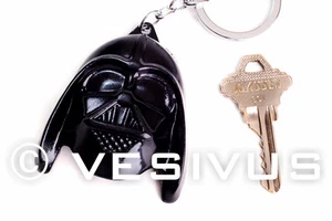 KEYCHAIN - Star Wars DARTH VADER Mask BLACK - Key Accessory Jewelry Nerd Geek - Picture 1 of 1
