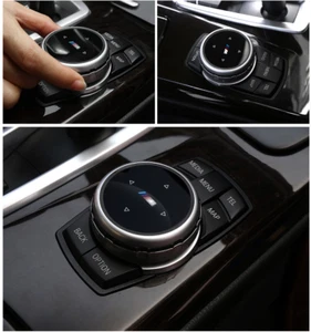 Carbon Fiber Interior Steering Wheel Cover Trim For Cadillac XT5 CT6 2016-2023 D - Picture 1 of 3