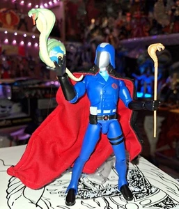 Capa roja con cable largo para GI Joe COBRA COMMANDER CLASIFICADO 6-8 pulgadas (sin figura) - Imagen 1 de 4