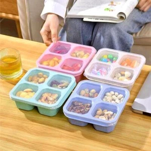 Bento Brotdose tragbare wiederverwendbare Snackbehälter für Kinder Erwachsene - Bild 1 von 22