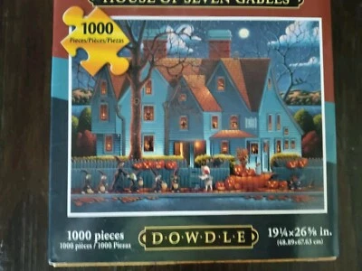 House of Seven Gables 1000 Piece Jigsaw Puzzle Complete - Image 1 of 4
