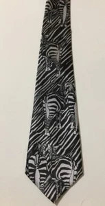 Gold Top Zebra Afrika Dschungel Tier Wissenschaft Wildtiere Kleid Herren Krawatte #B32-14 - Bild 1 von 2