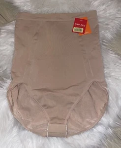Spanx SS1815 Womens Oncore High Waisted Brief Sculpt Shapewear L Large Beige New - Picture 1 of 5