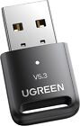 UGREEN USB Bluetooth 5.3 5.0 Dongle Adapter for PC Wireless Mouse Keyboard