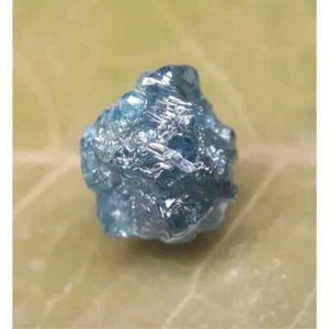 3 mm echter natürlicher roher blauer Diamant grober ungeschliffener loser Diamant für Schmuckgebrauch. - Bild 1 von 11