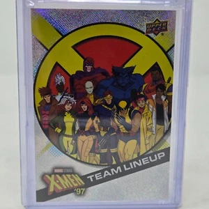 2024 UPPER DECK X-MEN '97 SDCC EXCLUSIVE TEAM LINEUP #1 SILVER FOIL VARIANT RAW - Picture 1 of 2