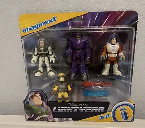 Imaginext Disney Pixar Lightyear 2022 Figure Pack of 4 Buzz Zurg XL-12 XL-15 NEW - Picture 1 of 4