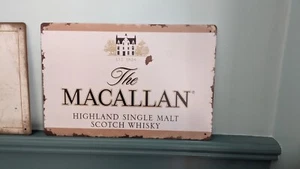 The Macallan Metal Sign Plaque Man Cave Garage Bar Retro FREE P&P A4 - Picture 1 of 1