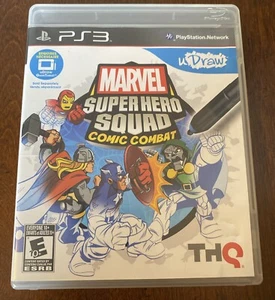 Marvel Super Hero Squad Comic Combat PS3 Playstation 3 UDraw Video Game CIB - Picture 1 of 3