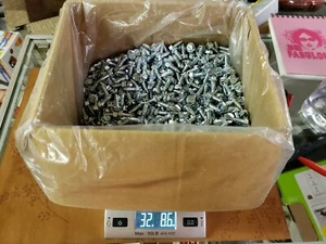 #14-10 x 5/8" Sheet Metal Screw Slotted Hex Washer Head Type A Low Carbon Steel  - Picture 1 of 4