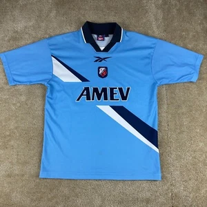 Reebok FC Utrecht jersey 38/40 M 1999 2000 away shirt soccer Amev Blue - Picture 1 of 19