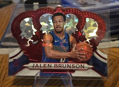 2018-19 Crown Royale #11 Jalen Brunson  Ruby Ice /49 (RC) - Image 1 of 2