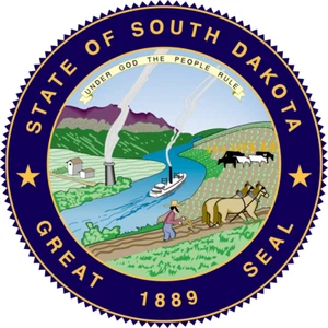 Seal of the State of South Dakota United States Seals Symbol Print - Picture 1 of 2