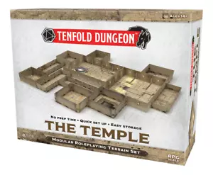 Tenfold Dungeon: The Temple - Nearly Instant 28mm Modular Gaming Terrain GF9 - Picture 1 of 4