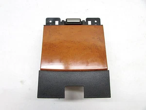2004 INFINITI M45 CENTER CONSOLE CUP HOLDER TRIM WOOD 68430 CR900 OEM 03 04 - Picture 1 of 7