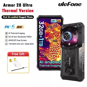 Ulefone Armor 28 Ultra 5G AI Wärmebildgebung Robust Handys 32GB+1TB Dual Screen - Bild 1 von 24