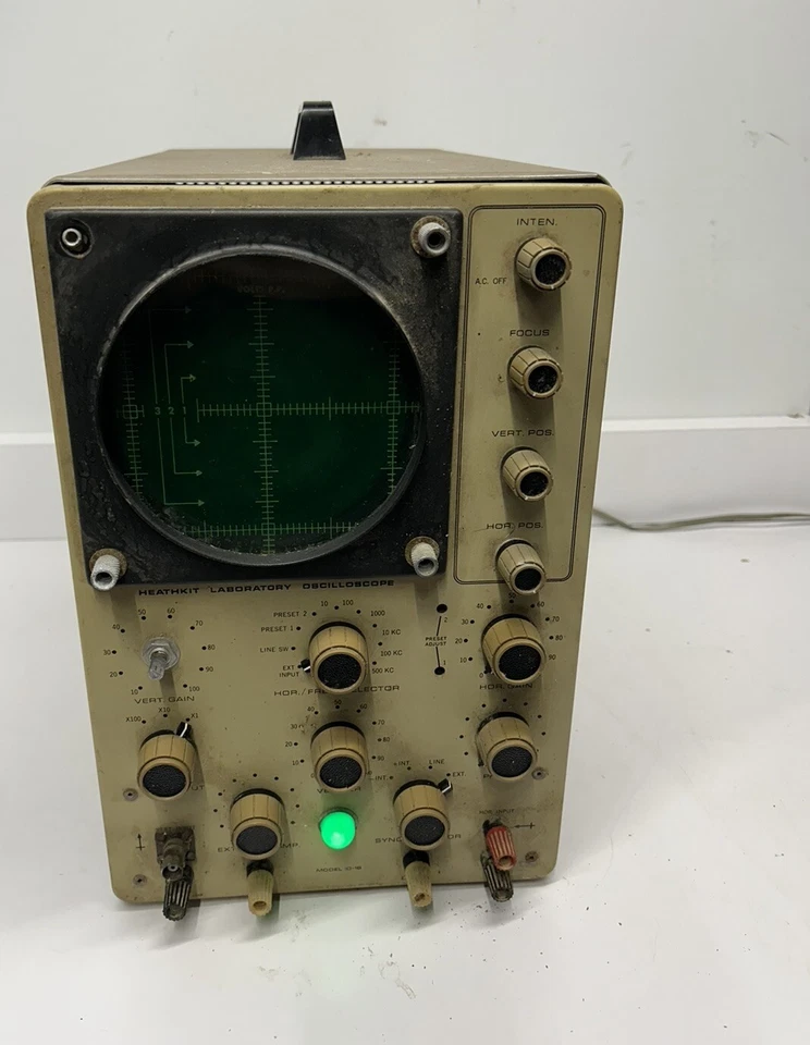 Osciloscopio de laboratorio Heathkit modelo 10-18, 2255-1-69, solo piezas Foto 1 de 4