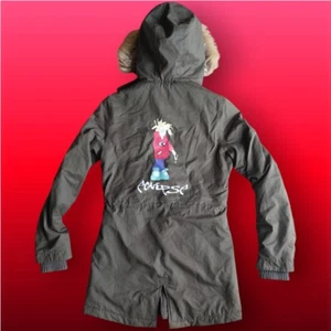 Eclipse Rave Music Parka Jacket clubwear 90s Custom Jacket Rave Scene - Picture 1 of 8