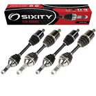 4 pc Sixity XTA Front Rear Left Right Axles for Can-Am Outlander 1000 EFI 5x