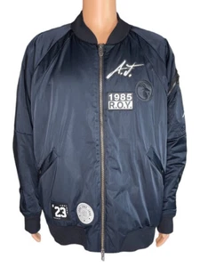 Men's Jordan Sportswear Greatest J-1 Bomber Jacket AV5998-010 Black Size XXL - Picture 1 of 12