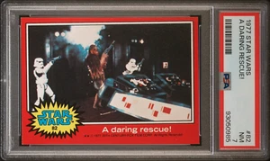PSA 7 1977 Topps Star Wars #82 A daring rescue! Pop22 - Picture 1 of 2