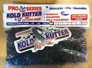 KOLD KUTTER SNOWMOBILE TRACK ICE STUD/SCREWS 250 PACK 1/2" #8 MOTORCYCLE ATV - Bild 1 von 4