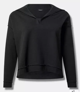 Sudadera Torrid Cuello en V Súper Suave Talla 00 (10) Mediana Recortada - Imagen 1 de 14