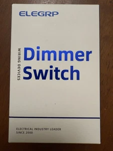 ELEGRP EDM2330 3way White Dimmer Switch - Picture 1 of 7