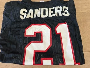 Deion Sanders #21 SIGNED AUTOGRAPH Atlanta Falcons FOOTBALL JERSEY Prime Time - Picture 1 of 5