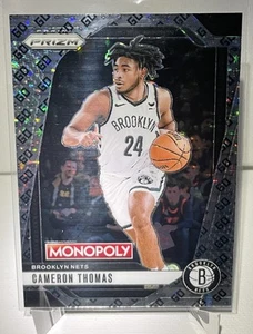 2024-25 Panini Prizm Monopoly Cameron Thomas Go Space Prizm SSP #52 Nets - Picture 1 of 2