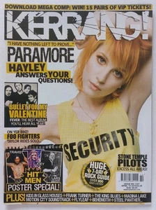 KERRANG Magazine 1307 - PARAMORE/Dave Grohl/LARS/Travis Barker (10 APR 2010) - Foto 1 di 11
