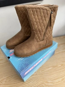 Skechers Keepsakes 2.0 Morning Walks Women’s Chestnut Calf Zip Up Boots UK 6 New - Picture 1 of 9
