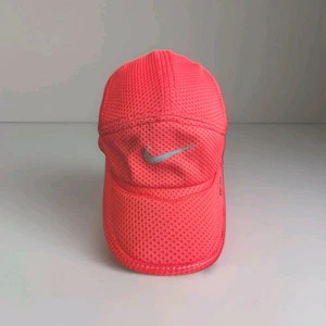 Pink Nike DAYBREAK DRI-FIT Hat Cap Mesh Reflective Y2K Adjustable - Picture 1 of 7