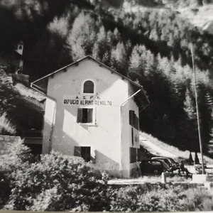 GIAZZA (VERONA) REFUGE REVOLTO M. 1355 LARGE VINTAGE TRAVELLED POSTCARD  - Picture 1 of 5