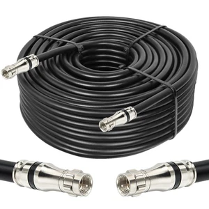 Cavo Coassiale RG11 - 150ft Tipo F, Bassa Perdita, 14AWG, 75ohm, Alta Definizione per... - Foto 1 di 5