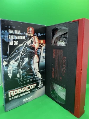 Robocop (VHS, 1987) - Orion Home Video - Red Print Tape- Ultra Rare - Image 1 of 4
