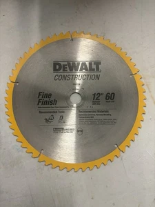 DeWalt 12” 60T Saw Blade DW3126 – Fine Finish Miter/Crosscut Blade - Picture 1 of 2