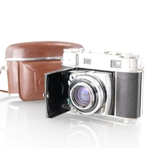 Kodak Retina IIIc 35 mm fotocamera pellicola telemetro Xenon C 50 mm f/2 Synchro-Compur - Foto 1 di 15